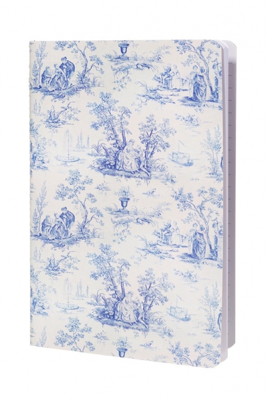 NOTEBOOK A5 TOILE DE JOUY SASS&BELLE