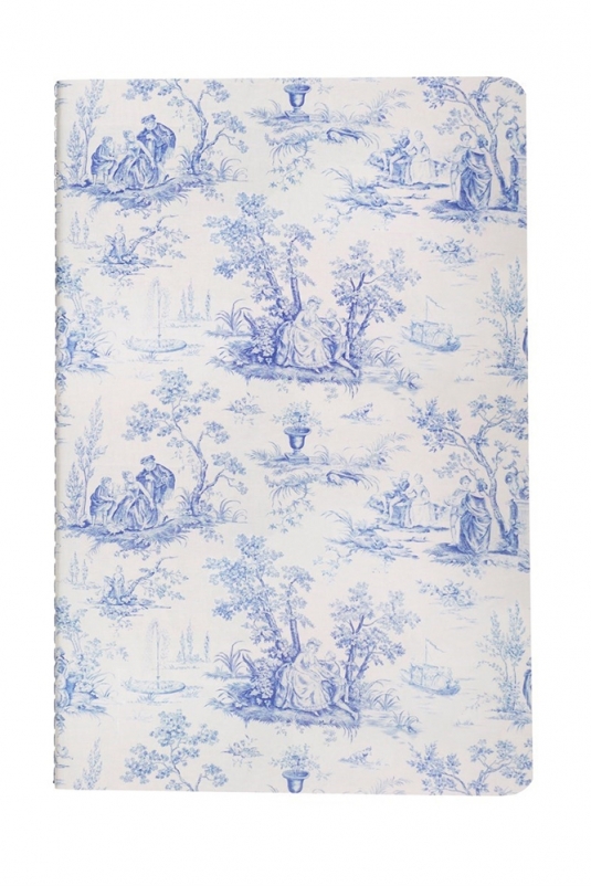 NOTEBOOK A5 TOILE DE JOUY SASS&BELLE