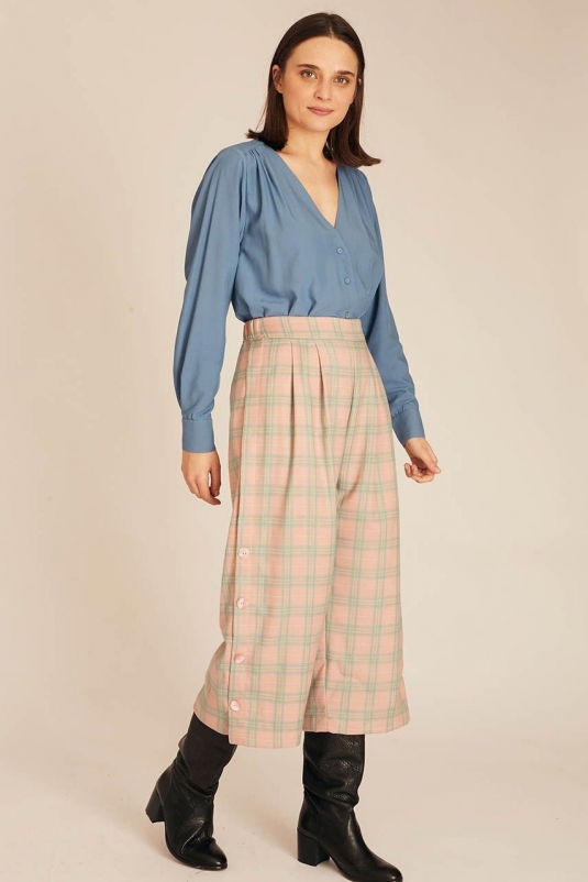 CAMISA SILKY AZUL CLARO PEPA LOVES la boheme