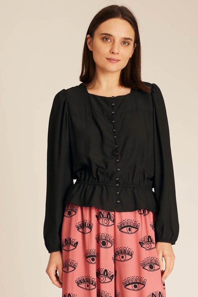 CAMISA SILKY NEGRA PEPA LOVES la boheme