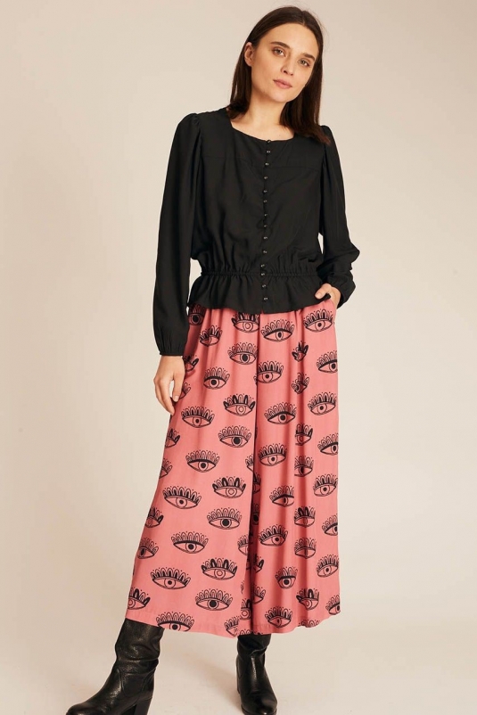 CAMISA SILKY NEGRA PEPA LOVES la boheme