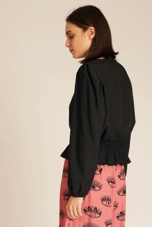 CAMISA SILKY NEGRA PEPA LOVES la boheme