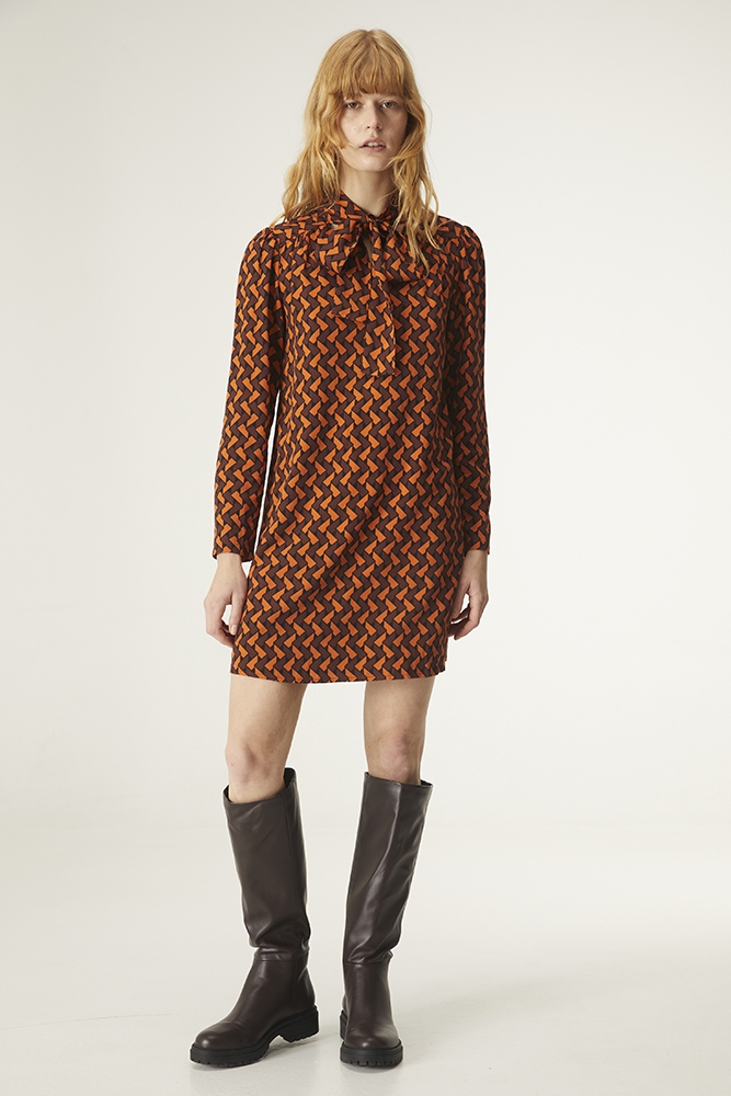 VESTIDO EVASÉ ZIGZAG COMPAÑÍA FANTÁSTICA LA BOHEME