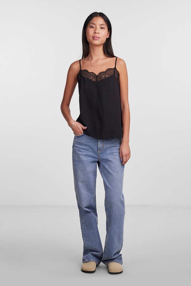 TOP LENCERO NEGRO TIFFANY PIECES LA BOHEME
