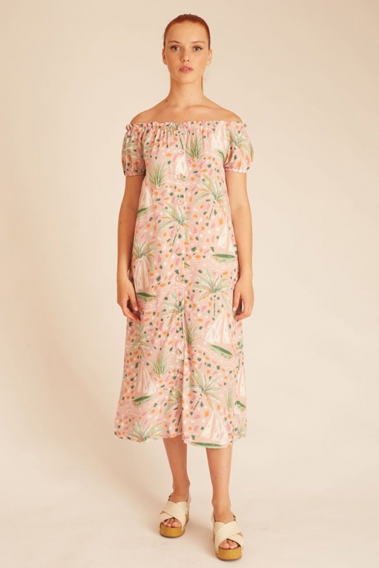 VESTIDO ROSA BARCOS PEPALOVES