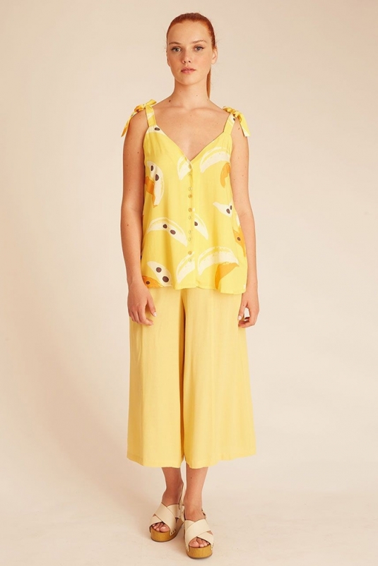 TOP AMARILLO PLÁTANOS PEPALOVES