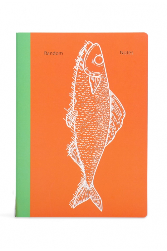 LIBRETA PISCIS NARANJA