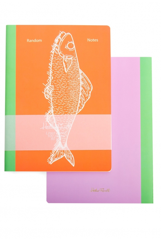 LIBRETA PISCIS NARANJA