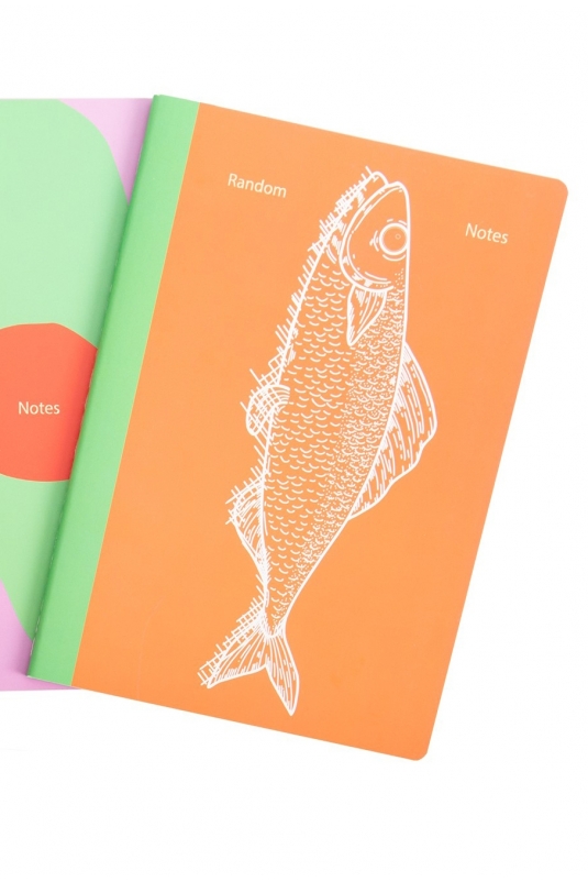 LIBRETA PISCIS NARANJA