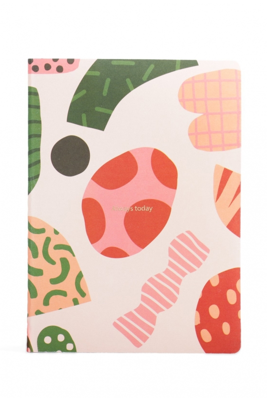 LIBRETA ABSTRACT ART A5 RAYAS