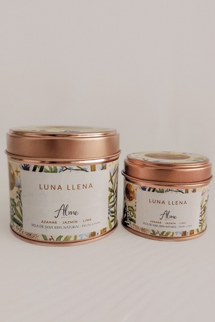 VELA LUNA LLENA AZAHAR JAZMÍN LIMA ALME ORGANIC