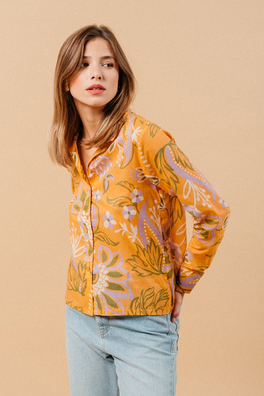 CAMISA MARICO ESTAMPADA GRACE AND MILA