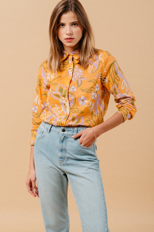 CAMISA MARICO ESTAMPADA GRACE AND MILA