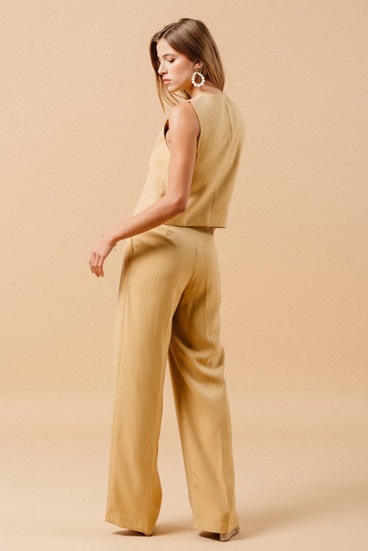 PANTALÓN MARC OCRE GRACE AND MILA