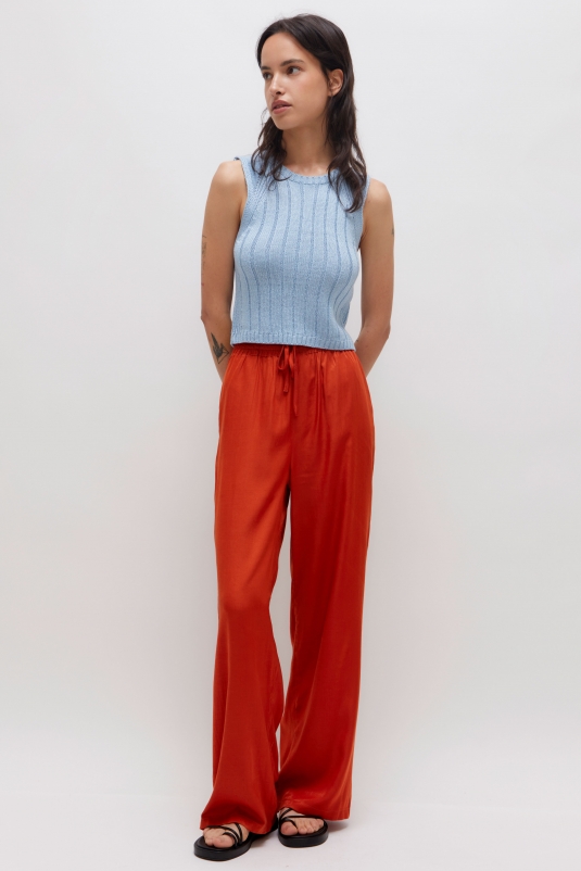 PANTALÓN FLUIDO CALDERA SATINADO WILD PONY