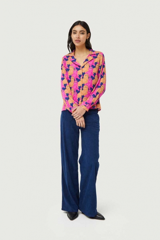 CAMISA GATOS COMPAÑÍA FANTÁSTICA