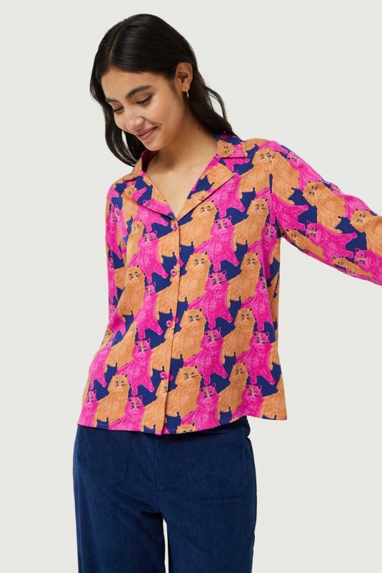 CAMISA GATOS COMPAÑÍA FANTÁSTICA