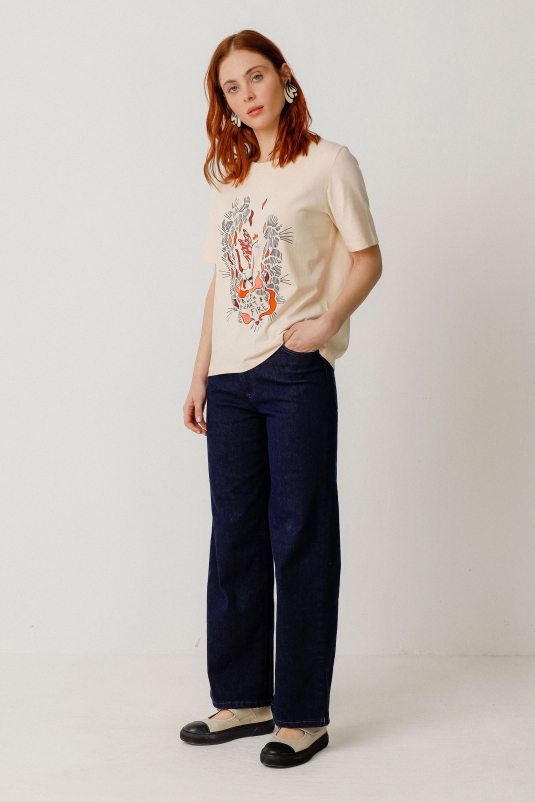 CAMISETA LIERNI LUCKY CAT SKFK
