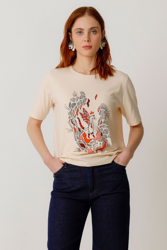 CAMISETA LIERNI LUCKY CAT SKFK