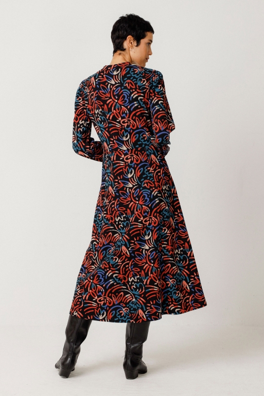 VESTIDO KAMILA GOTS GARDEN SKFK
