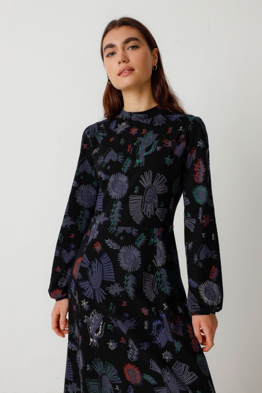 VESTIDO KAMILA GOTS AMULETE SKFK