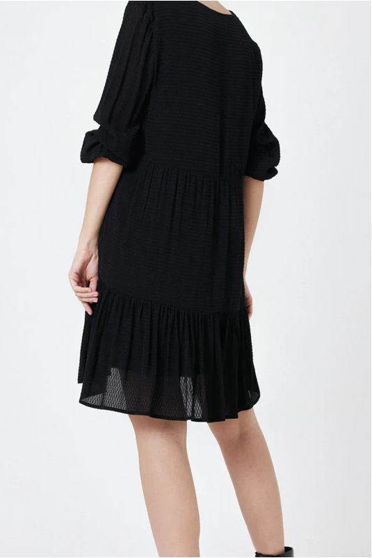 VESTIDO ALAIS NEGRO PLUMETI ARTLOVE