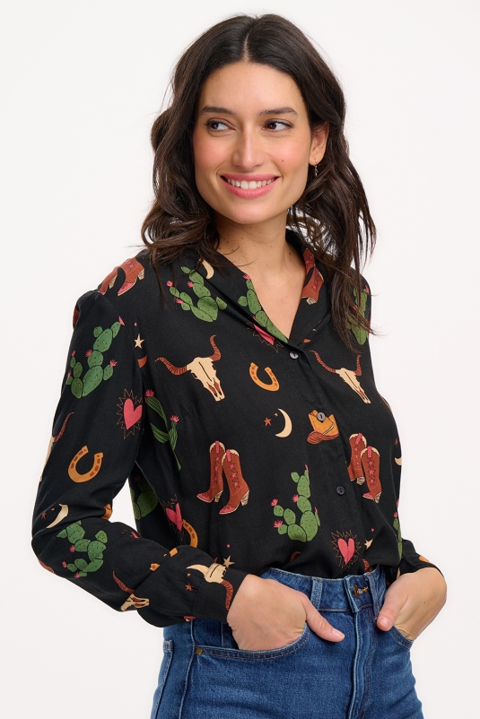 CAMISA MICAH COWGIRL SUGARHILL BRIGHTON