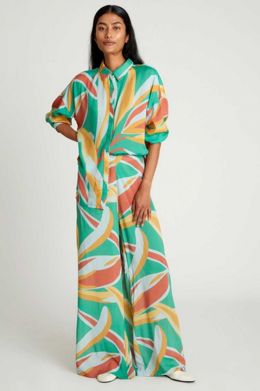 CAMISA VERDE BROMELIA WILDPONY