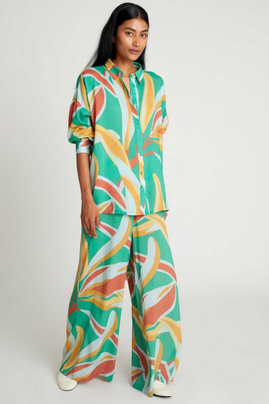 CAMISA VERDE BROMELIA WILDPONY