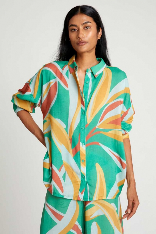 CAMISA VERDE BROMELIA WILDPONY