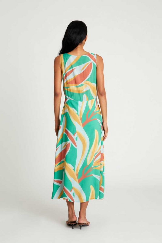 VESTIDO VERDE BROMELIA WILDPONY