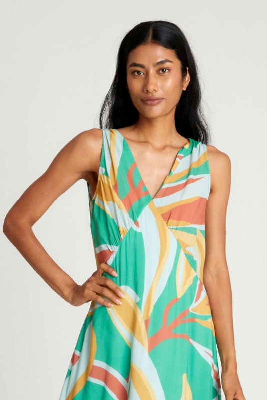 VESTIDO VERDE BROMELIA WILDPONY