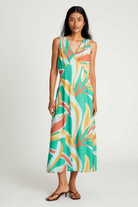 VESTIDO VERDE BROMELIA WILDPONY