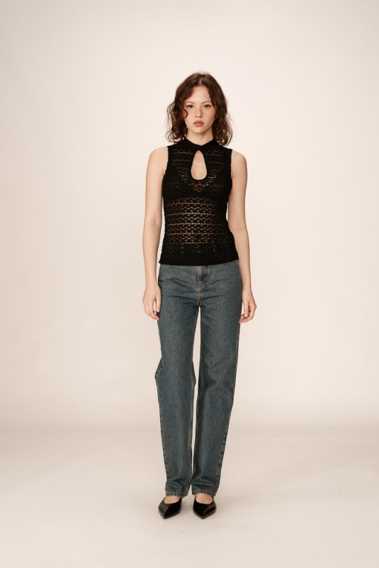 TOP PETITE NEGRO GRACE & MILA