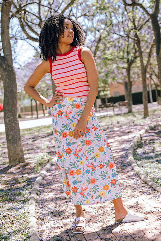 FALDA ROSALIND TROPICAL SUGARHILL BRIGHTON