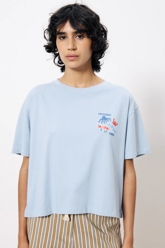CAMISETA IENENA AZUL PULPO FRNCH