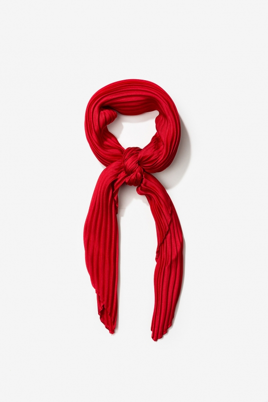PAÑUELO ROJO PLISADO VILANOVA