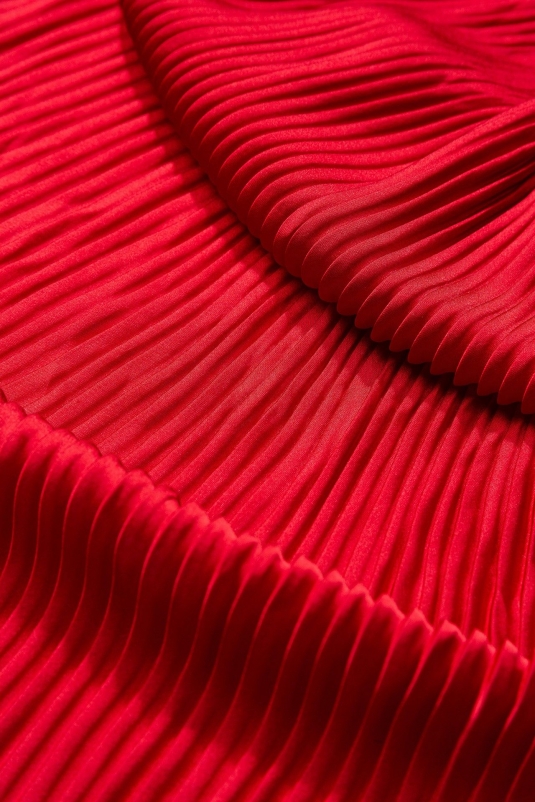 PAÑUELO ROJO PLISADO VILANOVA