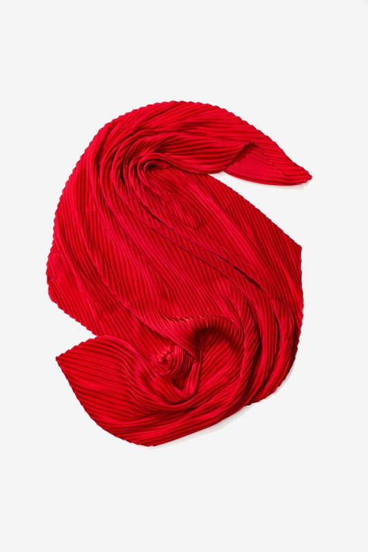 PAÑUELO ROJO PLISADO VILANOVA