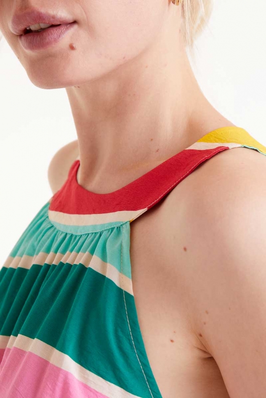 VESTIDO RAYAS WAVE COLORES COMPAÑÍA FANTÁSTICA