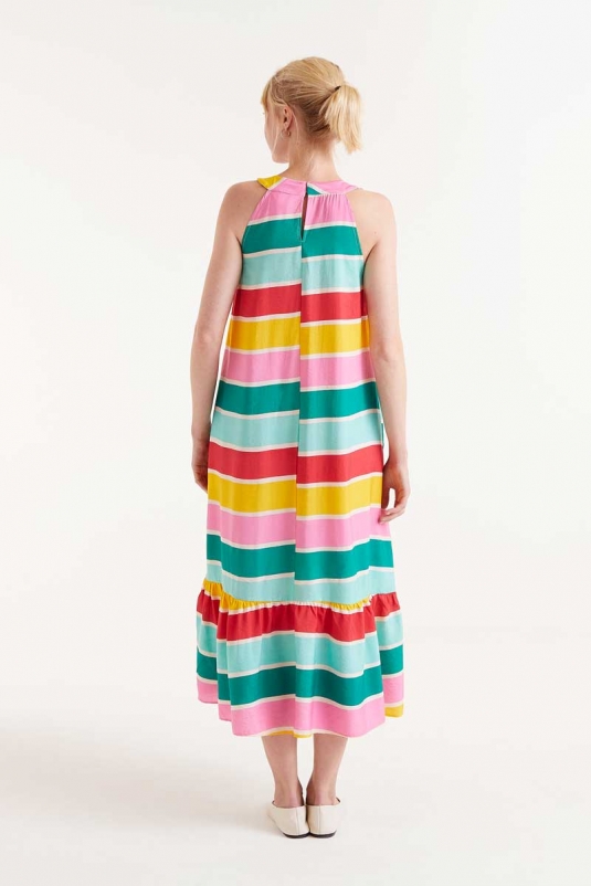 VESTIDO RAYAS WAVE COLORES COMPAÑÍA FANTÁSTICA