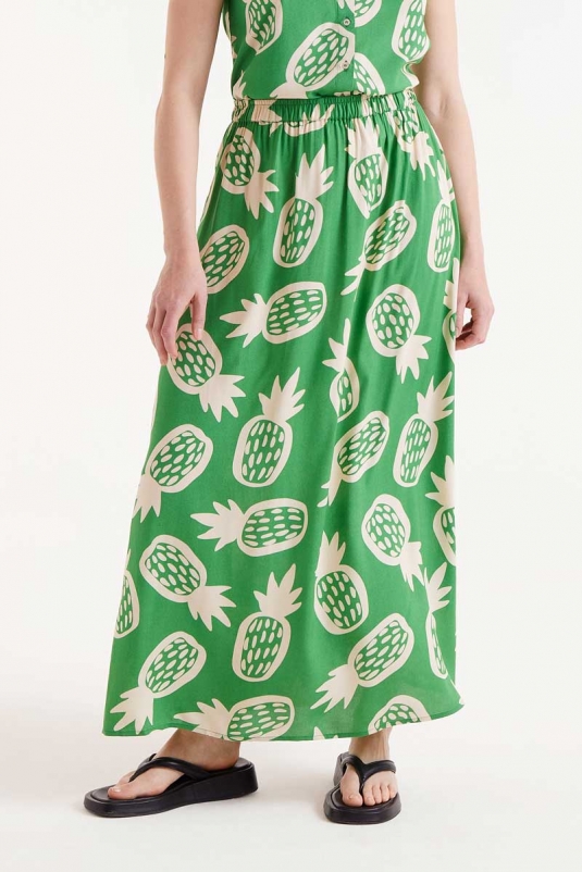 FALDA VERDE PIÑAS COMPAÑÍA FANTÁSTICA