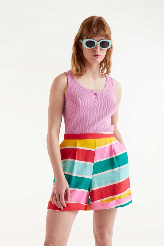 SHORTS RAYAS WAVE COLORES COMPAÑÍA FANTÁSTICA