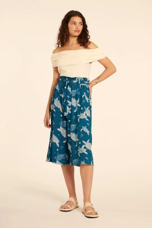 PANTALÓN CULOTTE AZUL TORTUGAS PEPALOVES
