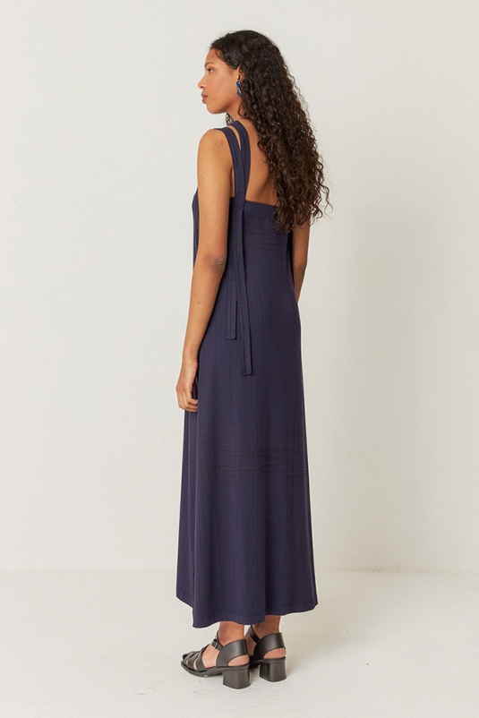 VESTIDO ODELE AZUL MARINO SKFK