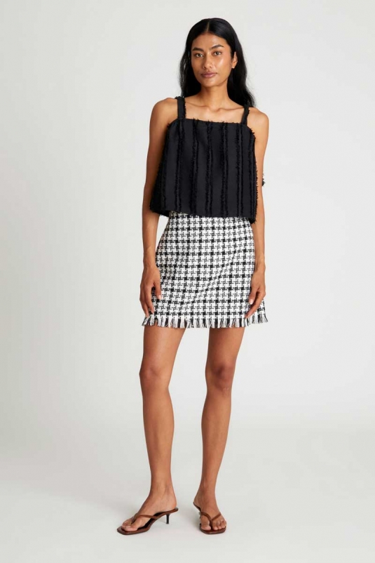 TOP TIRANTES TEXTURA NEGRA WILD PONY
