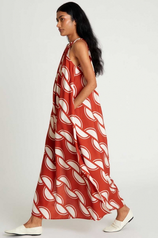 VESTIDO LARGO ESTAMPADO COCO WILD PONY