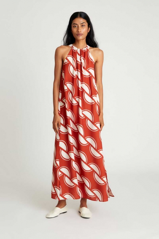 VESTIDO LARGO ESTAMPADO COCO WILD PONY