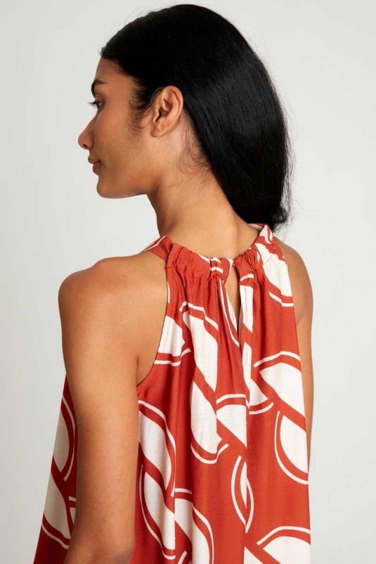 VESTIDO LARGO ESTAMPADO COCO WILD PONY