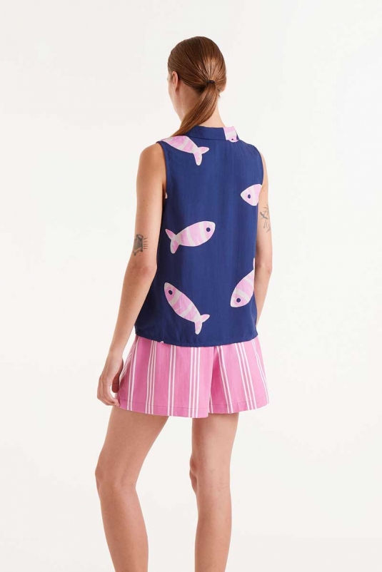 CAMISA EUREKA PECES COMPAÑÍA FANTÁSTICA